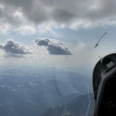 Flugwegposition um 14:43:56: Aufgenommen in der Nähe von Gössenberg, Österreich in 3398 Meter